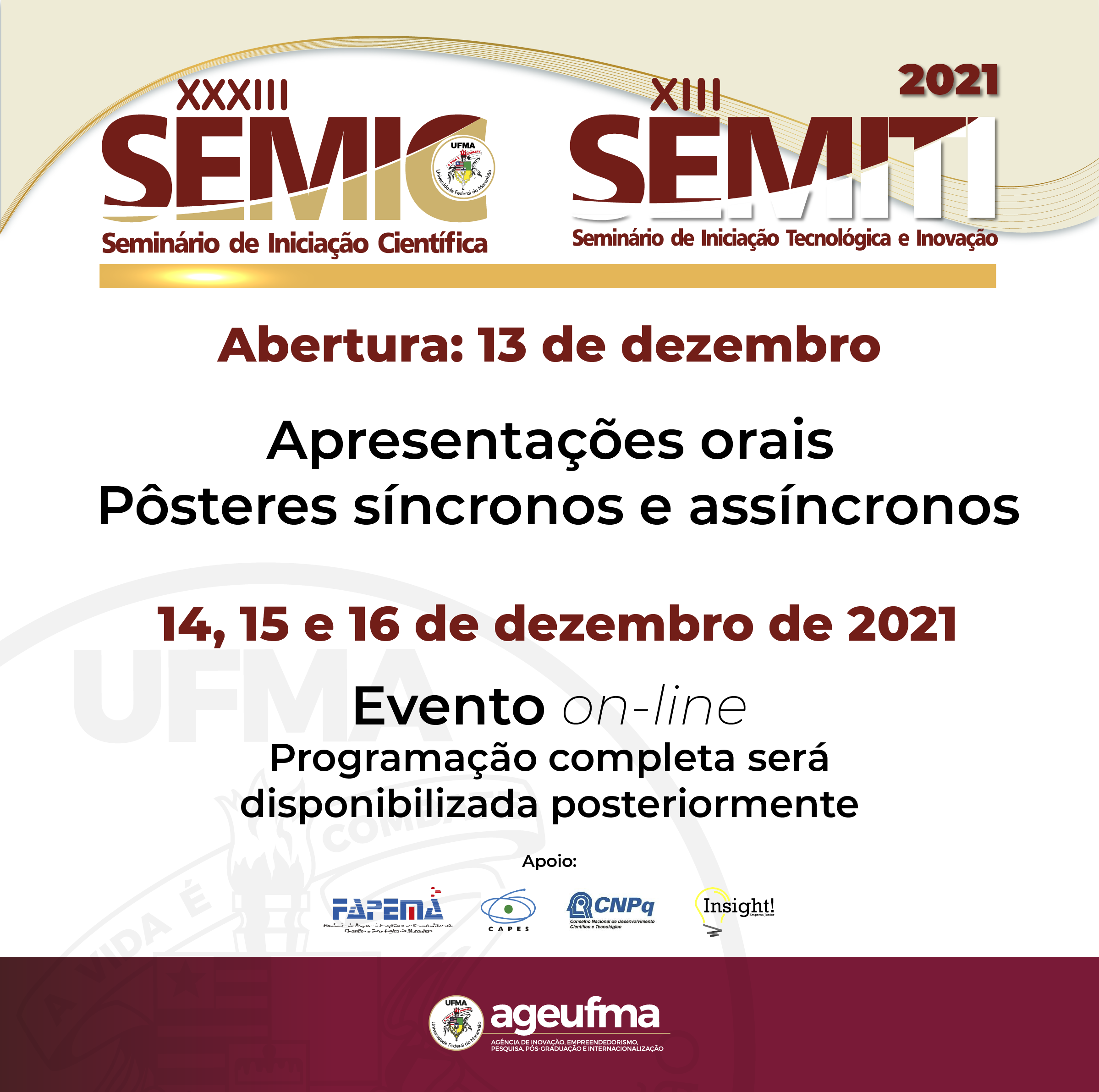 Maior mostra de iniciação científica e tecnológica da UFMA ocorrerá em dezembro.png