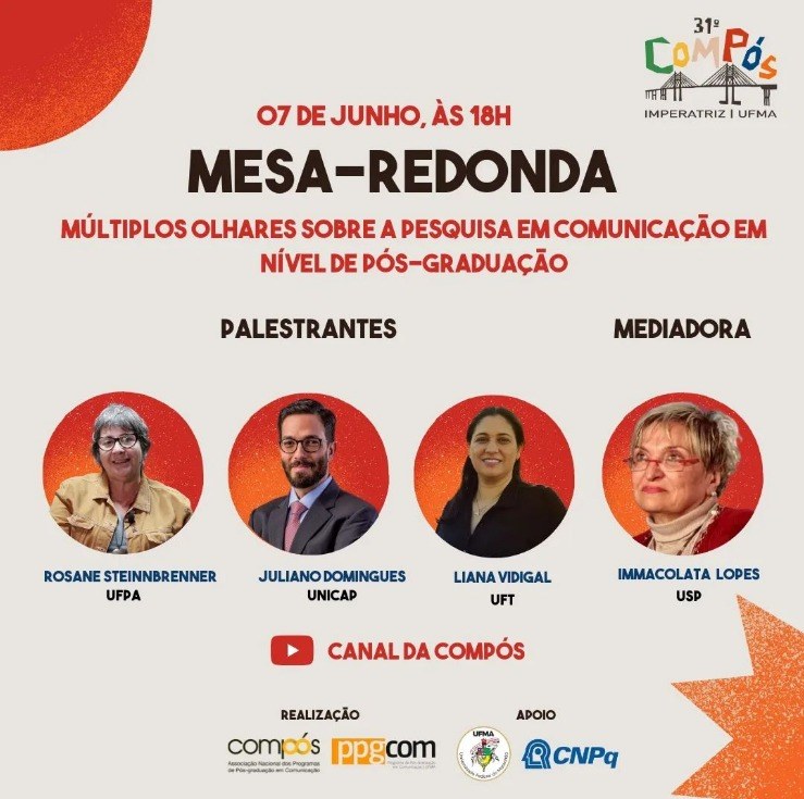 Mesa-redonda sobre pesquisa em Comunicação, nível de pós-graduação, ocorrerá nessa sexta-feira, 10.jpeg