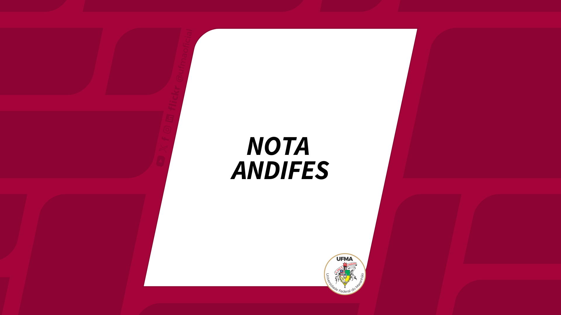 Nota da ANDIFES sobre situação do orçamento das universidades federais