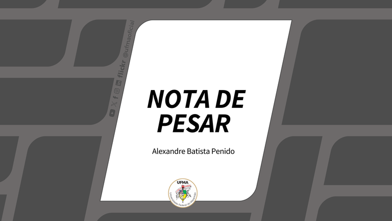 NOTA DE PESAR - Alexandre Batista Penido