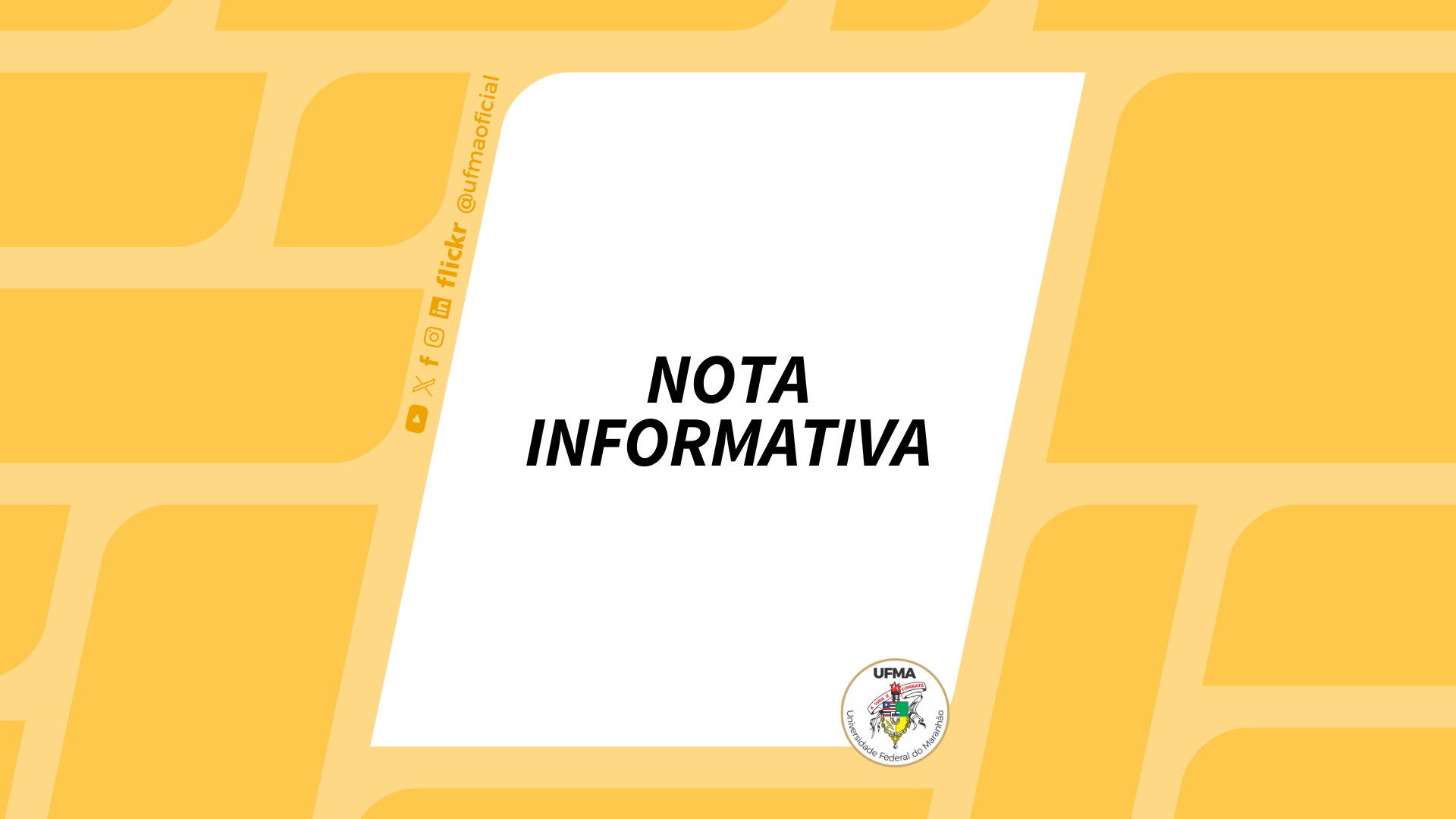 Nota Informativa - parada de ônibus CEB Velho