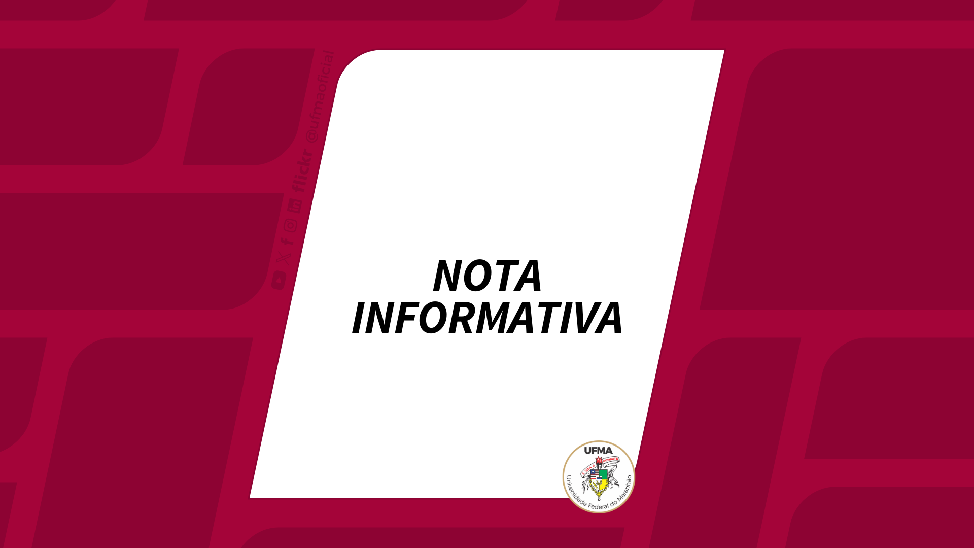 Nota Informativa: STI refará processamento de rematrícula 1