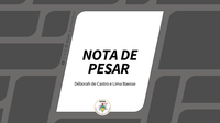 NOTA PESAR - Déborah de Castro e Lima Baesse