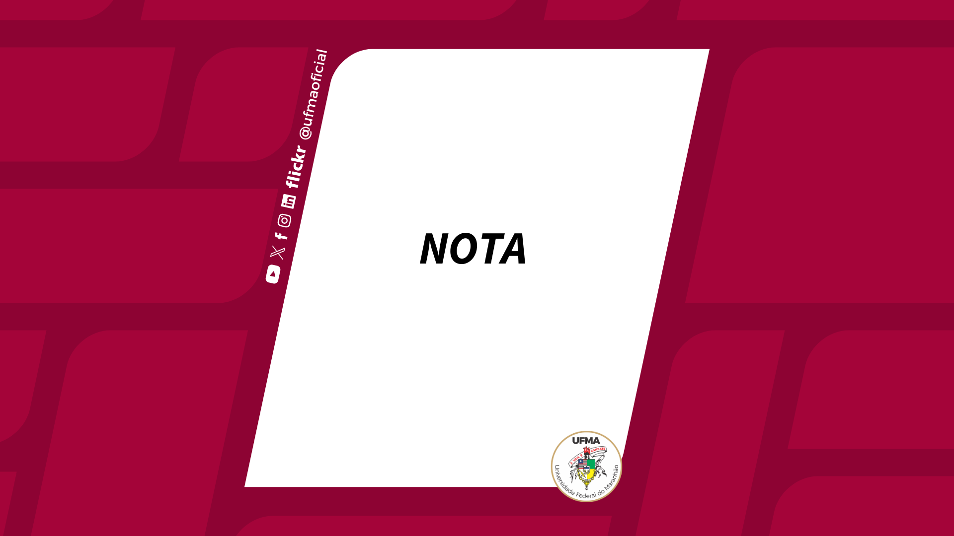 NOTA - Restaurante Universitário