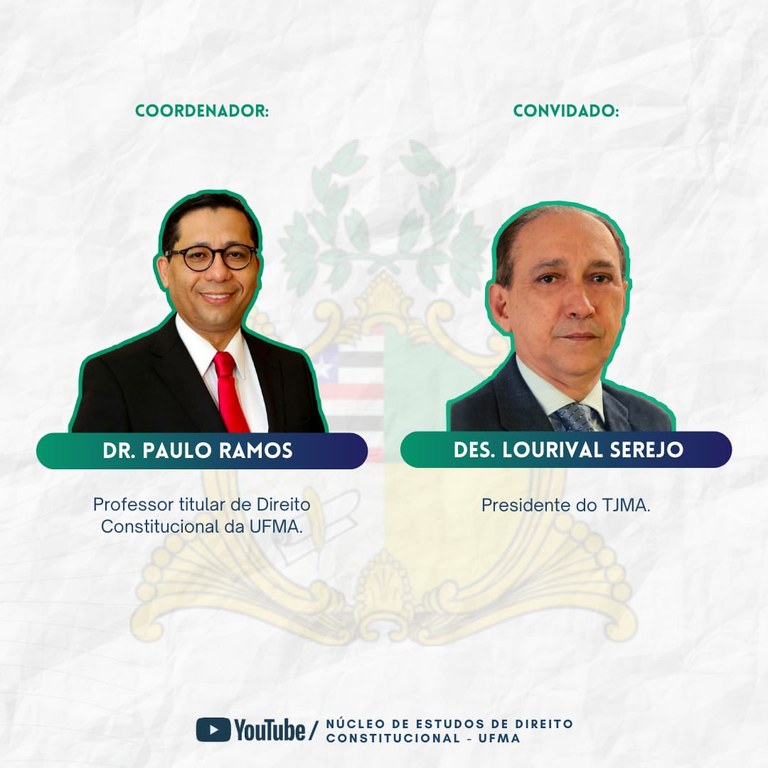 Núcleo de Estudos de Direito Constitucional promove conferência on-line nessa segunda-feira, 8