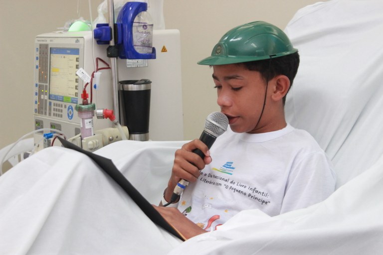 Pacientes do HU-UFMA participam de Projeto de leitura desenvolvido pela Semed