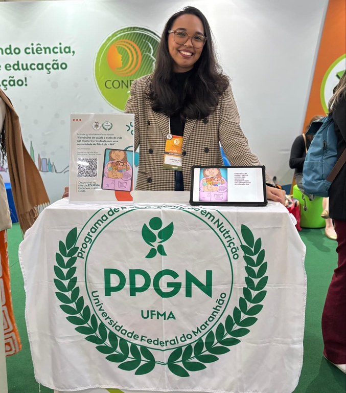 Pesquisadoras da UFMA divulgam livro sobre a saúde das mulheres de São Luís em Congresso Brasileiro de Nutrição de 2026