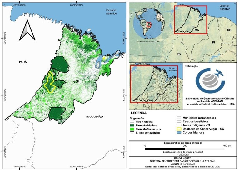 Pesquisadores da UFMA realizam estudo sobre qualificação dos estoques de carbono na região da Amazônia Maranhense