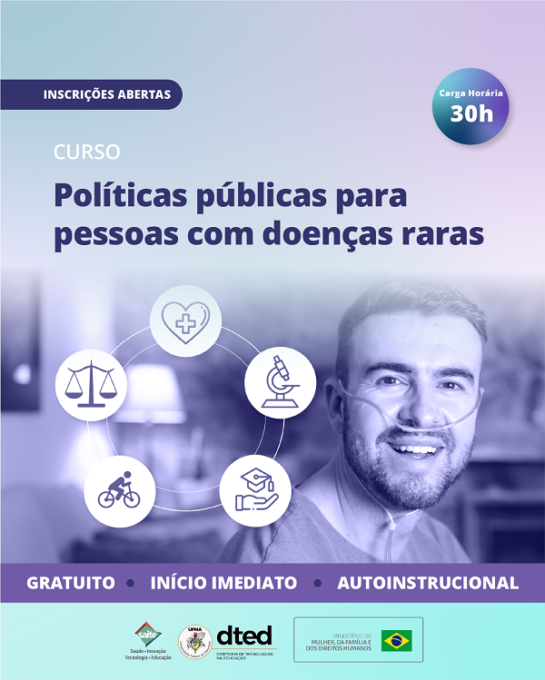 Políticas públicas para a comunidade de raros é tema do novo curso da Diretoria de Tecnologias na Educação.png