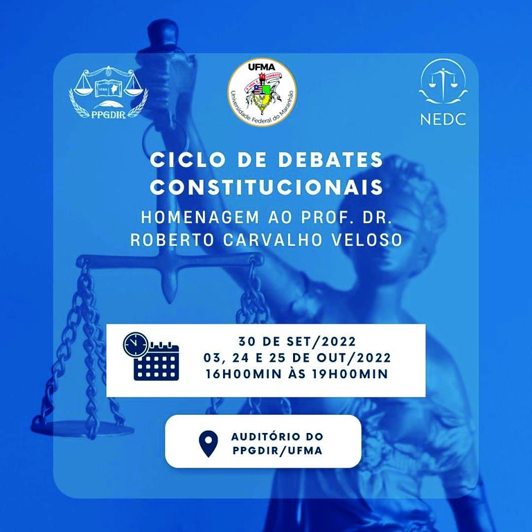 PPGDIR realizará Ciclo de Debates Constitucionais em homenagem ao professor Roberto Carvalho Veloso.jpg