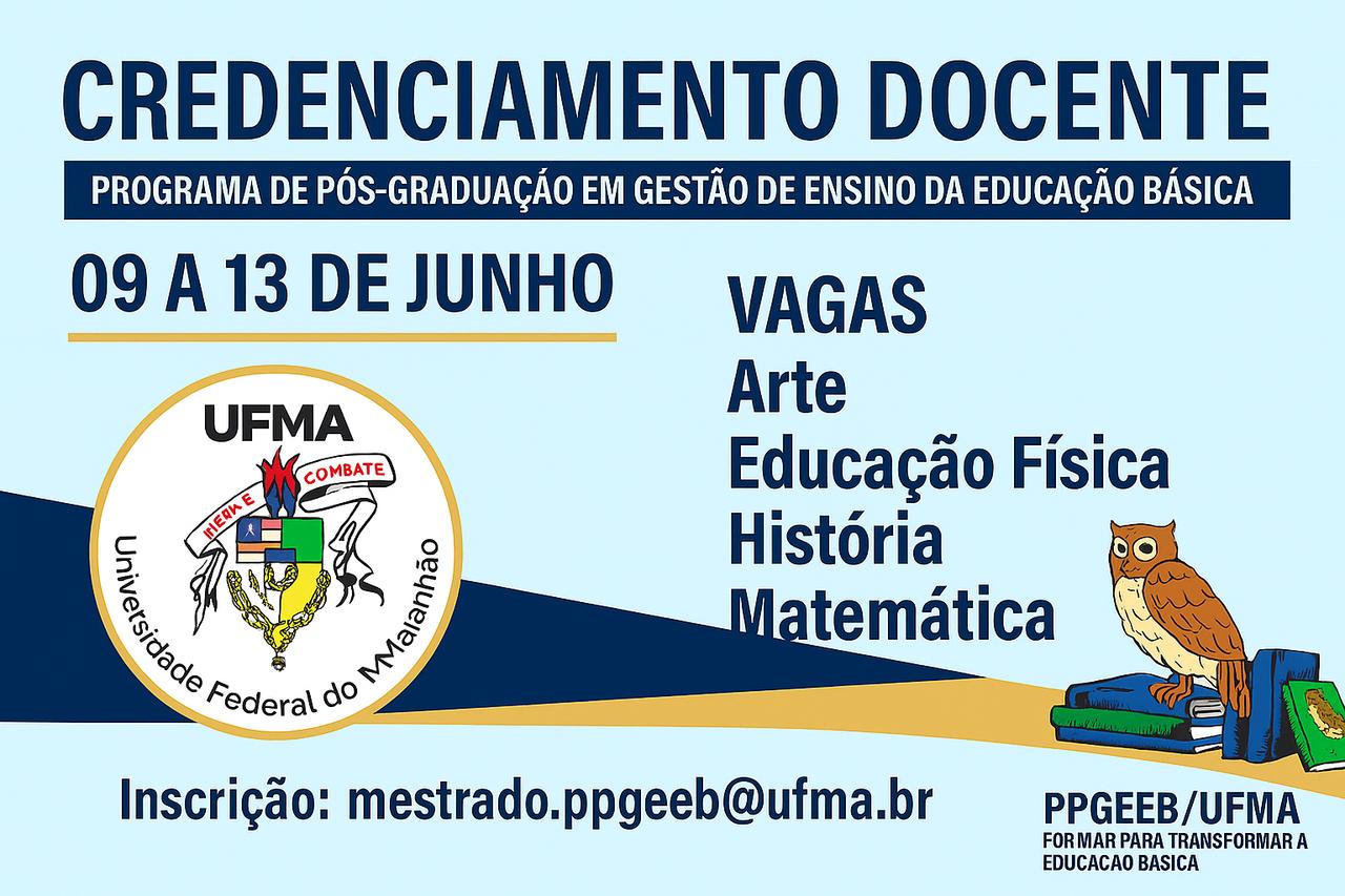 PPGEEB abre processo seletivo para docentes colaboradores