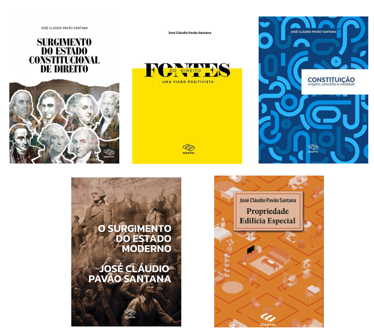 Professor da UFMA, José Cláudio, publica cinco livros sobre Direito, pela Edufma