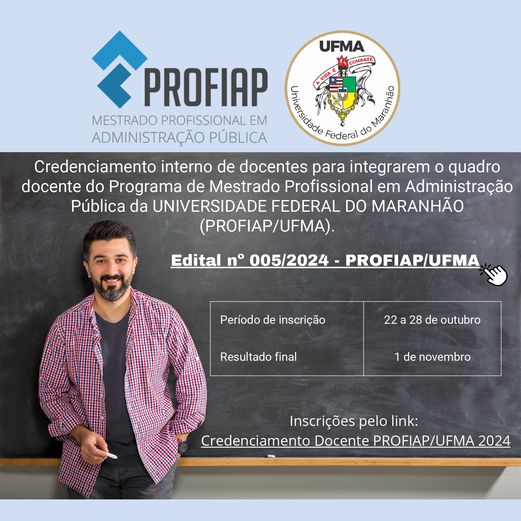 Profiap abre inscrições para credenciamento interno de docentes