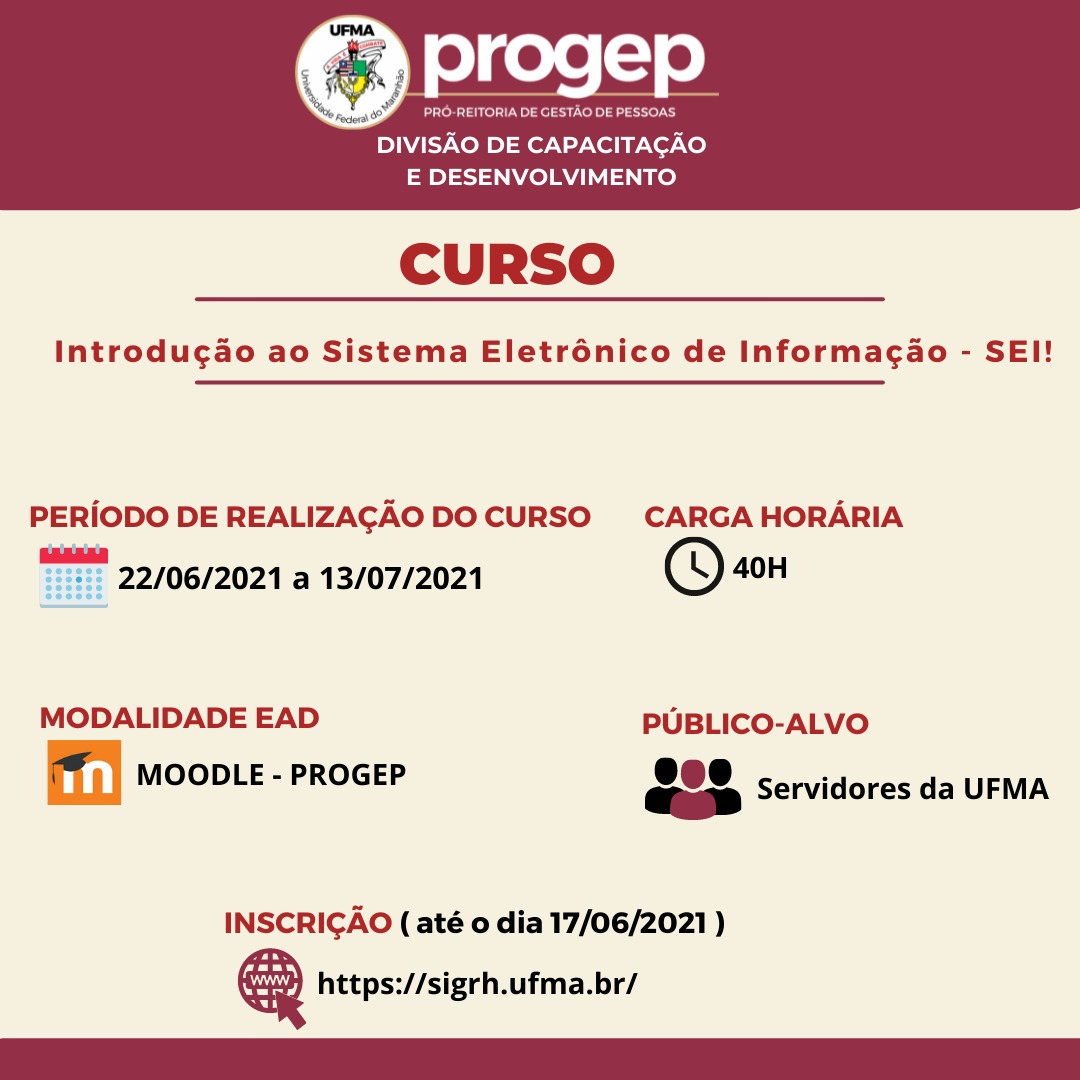 Progep realiza curso de Introdução ao Sistema Eletrônico de Informação, na modalidade EaD.jpg