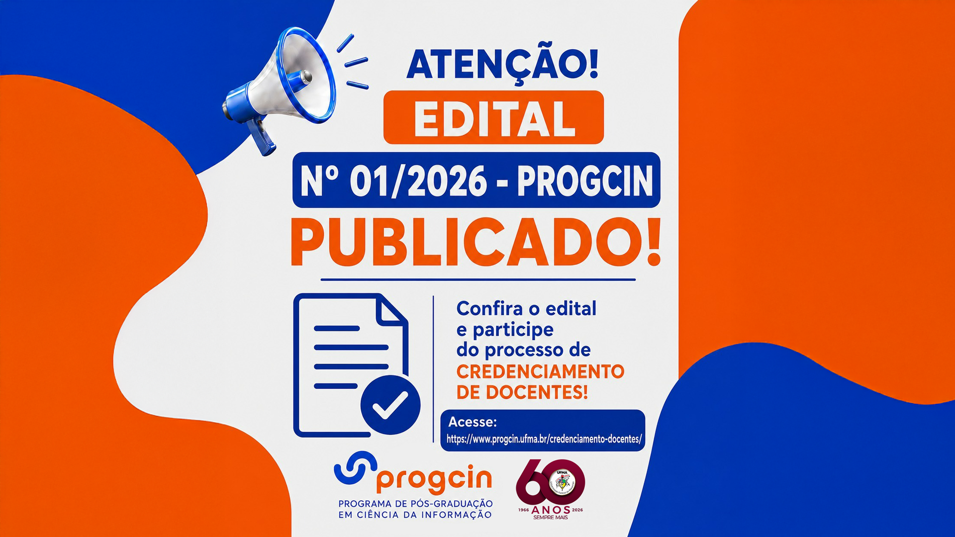 Programa de Pós-Graduação em Ciência da Computação da UFMA abre seletivo para professores permanentes e colaboradores