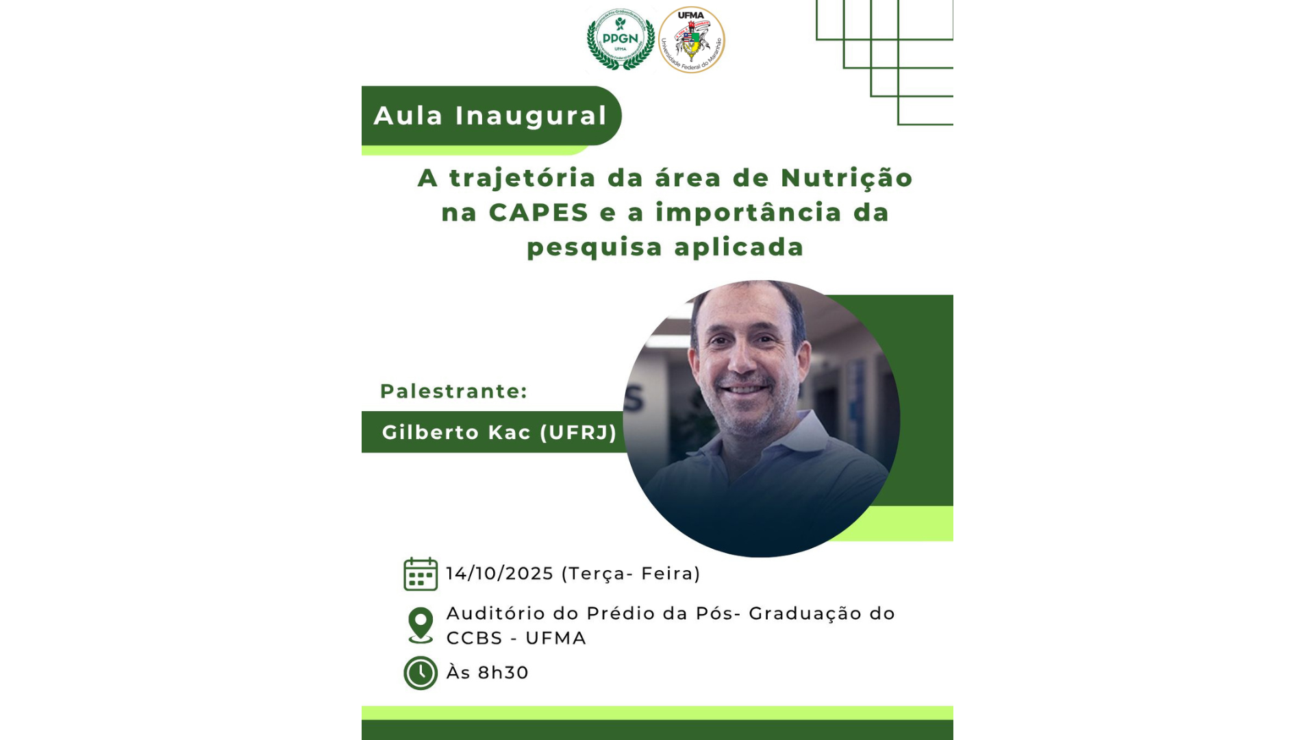 Programa de Pós-Graduação em Nutrição (PPGN) dá início a primeira turma de mestrado da UFMA