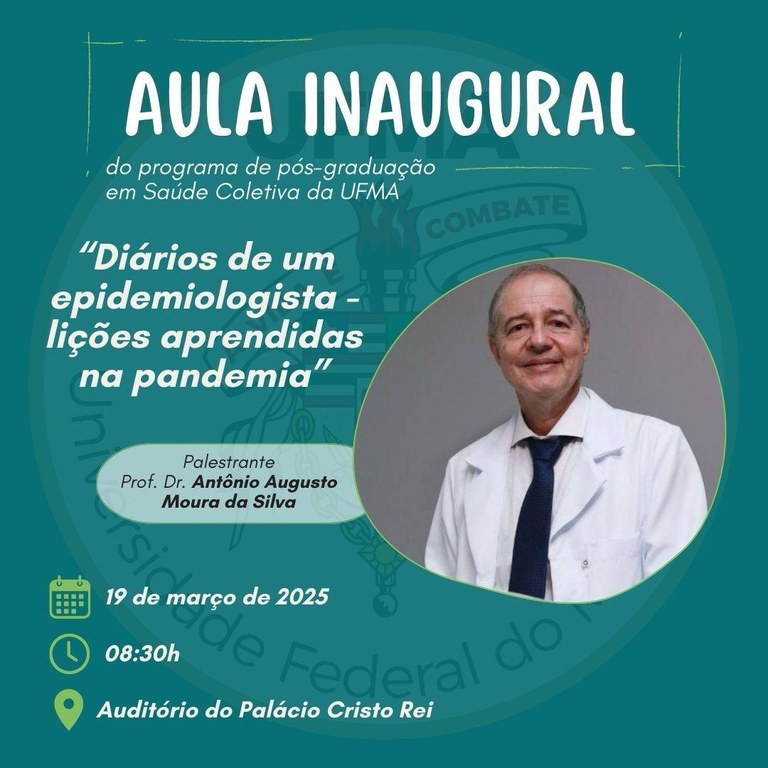 Programa de Pós-Graduação em Saúde Coletiva realiza aula inagural nessa quarta-feira, 19
