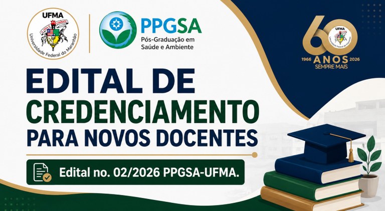 Programa de Pós-Graduação em Saúde e Ambiente abre inscrições para credenciamento de novos docentes