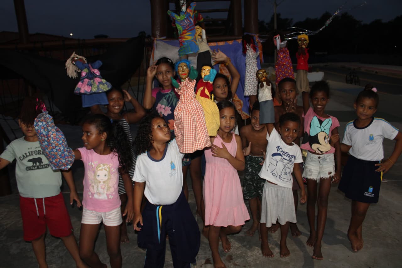 Projeto da UFMA leva cultura e diversão com bonecos para crianças em São Luís