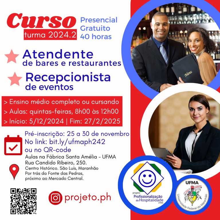 Projeto de Extensão abre inscrições para cursos na área de hospitalidade