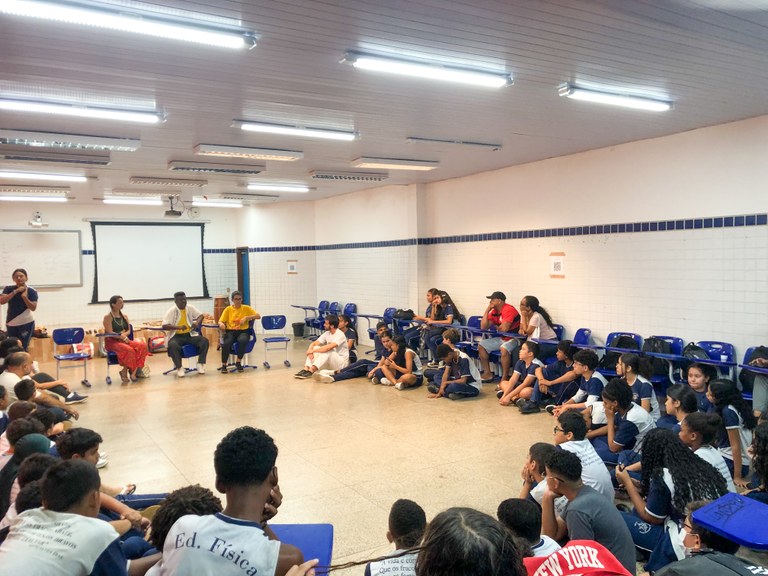 Projeto de extensão da UFMA realiza oficinas culturais com Mestre de Capoeira, Tião Carvalho