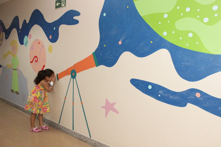 Projeto desenvolvido na pediatria do HU-UFMA deixa ambiente mais lúdico e acolhedor