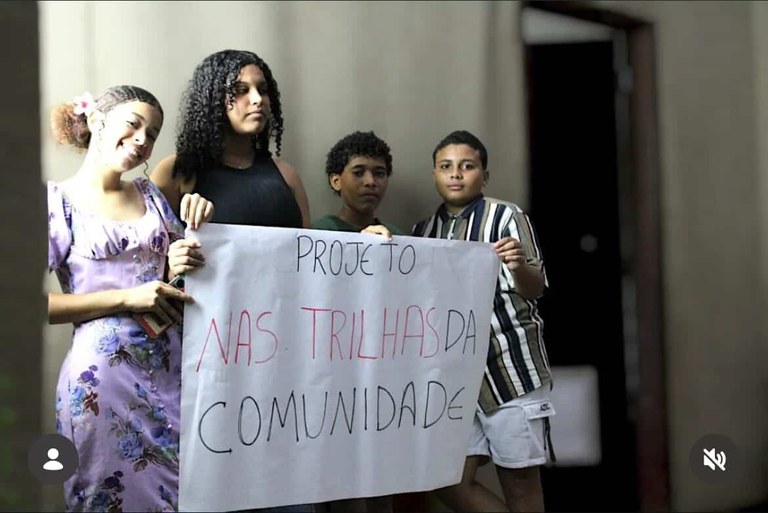 Projeto "Nas Trilhas da Comunidade" do curso de Teatro da UFMA leva arte ao bairro Gapara, em São Luís