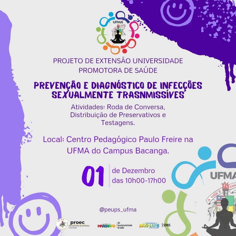 Projeto Universidade Promotora de Saúde realiza ações no Centro Pedagógico Paulo Freire Casa do Estudante nessa sexta-feira, 01, e sábado, 02