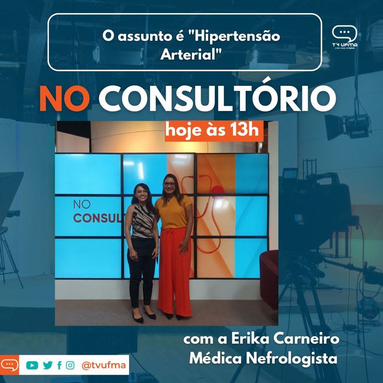 Quadro “No Consultório” do JTVUFMA de hoje, 16, explica sobre hipertensão arterial