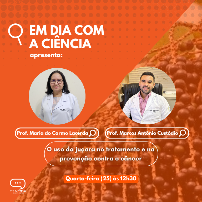 Quadro "Em dia com a Ciência": Professores da UFMA estudam o uso da juçara na cura do câncer