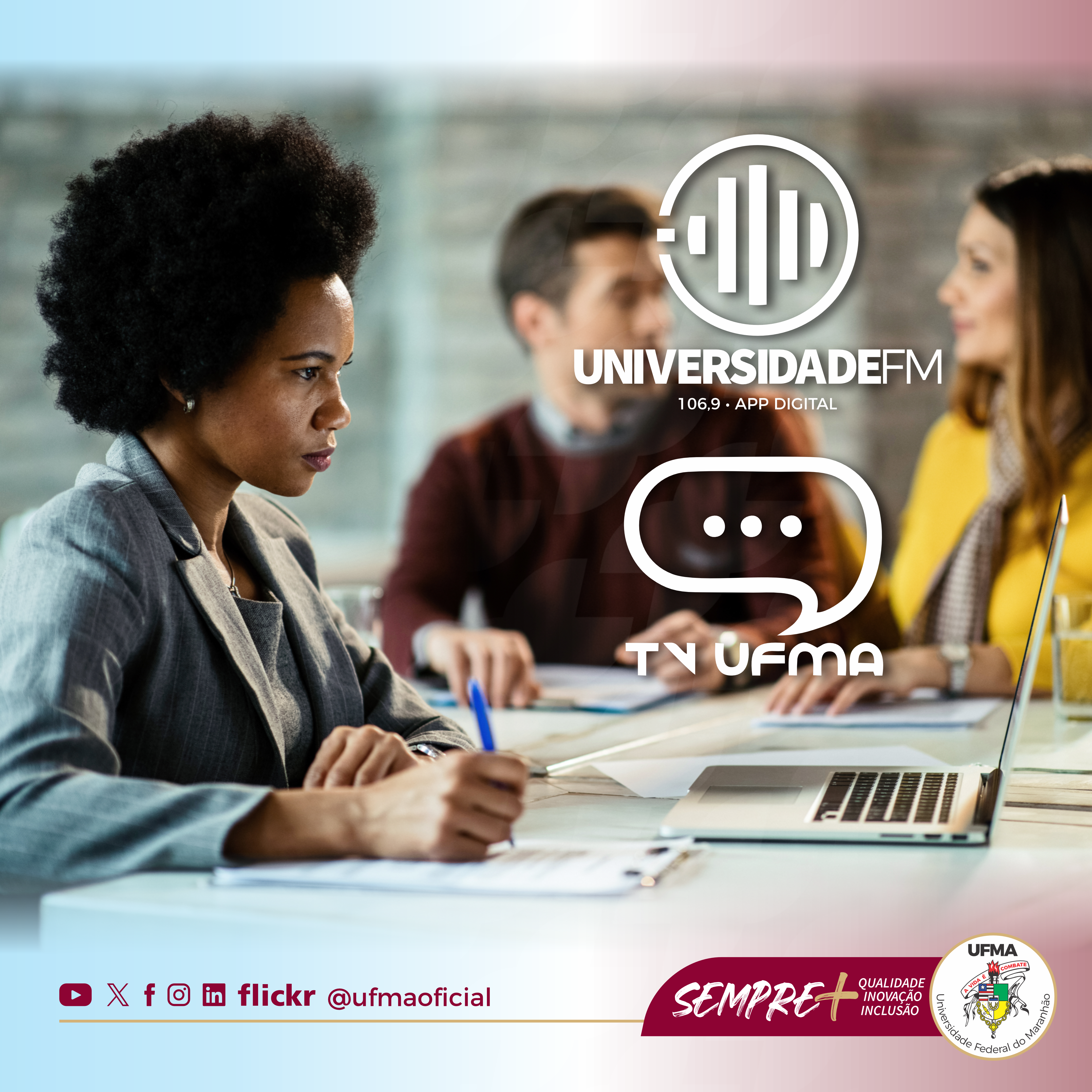 Rádio Universidade FM e TV UFMA são objetos de estudo do projeto de pesquisa ‘A Divulgação Científica nos Canais de Comunicação da UFMA’