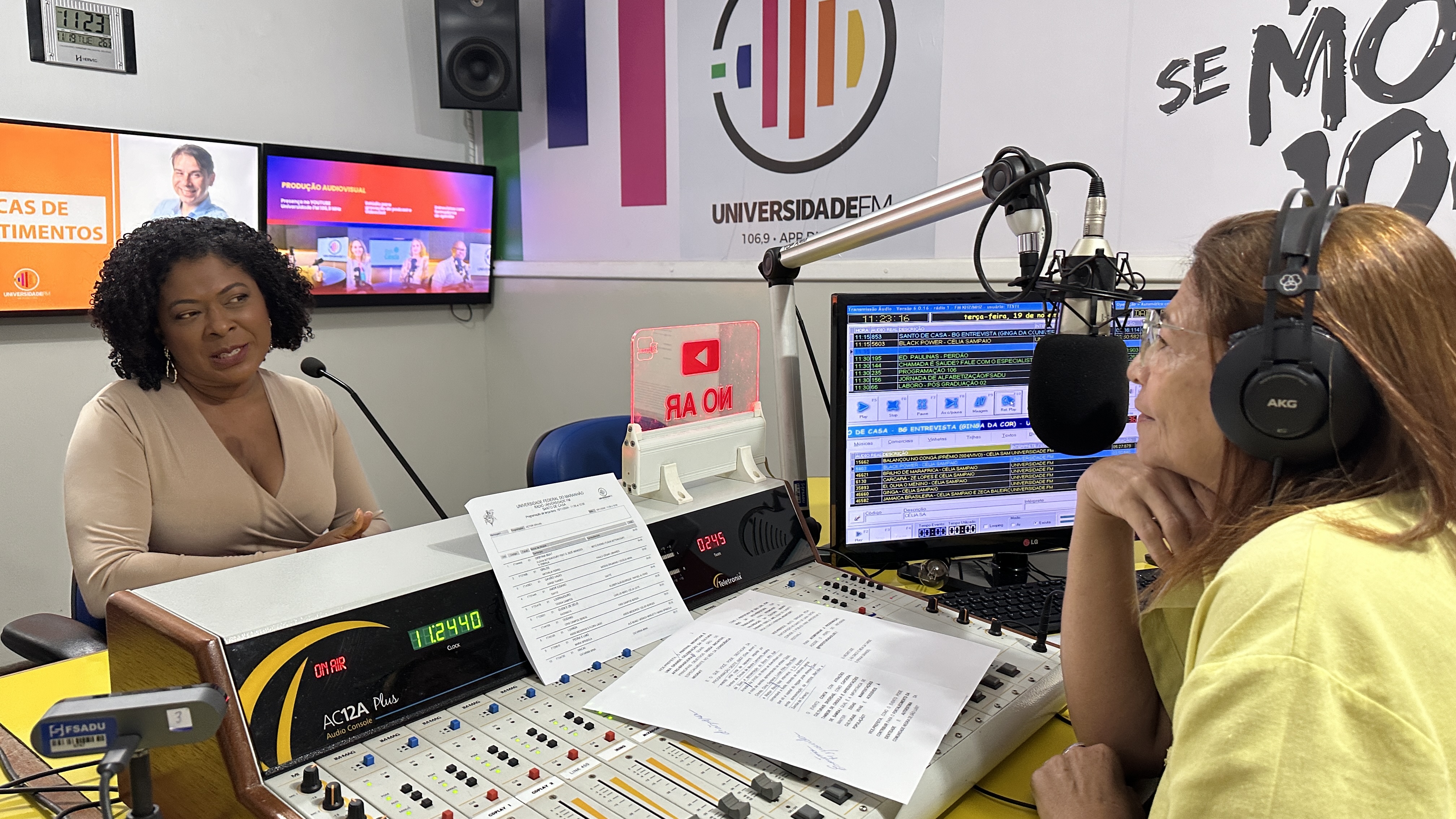 Rádio Universidade FM recebe a vice-prefeita de São Luís para falar sobre a 3ª edição do Festival Negritude