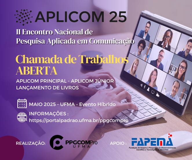 Segunda edição do Encontro Nacional de Pesquisa Aplicada em Comunicação acontecerá na UFMA, em maio