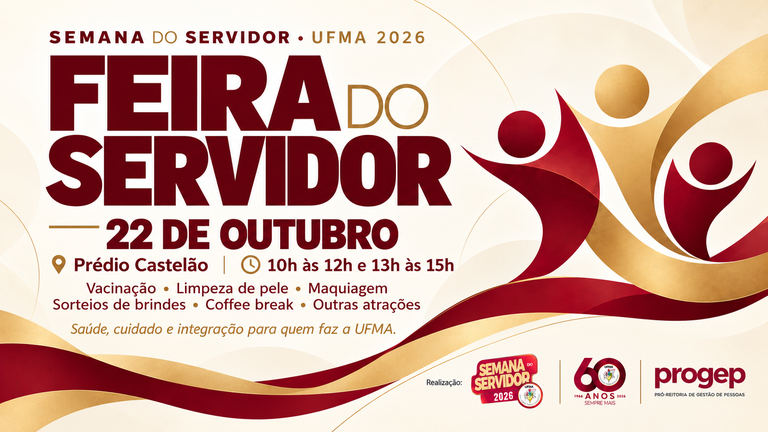 Semana do Servidor 2026 integra celebrações pelos 60 anos da UFMA com atividades de esporte, saúde e bem-estar