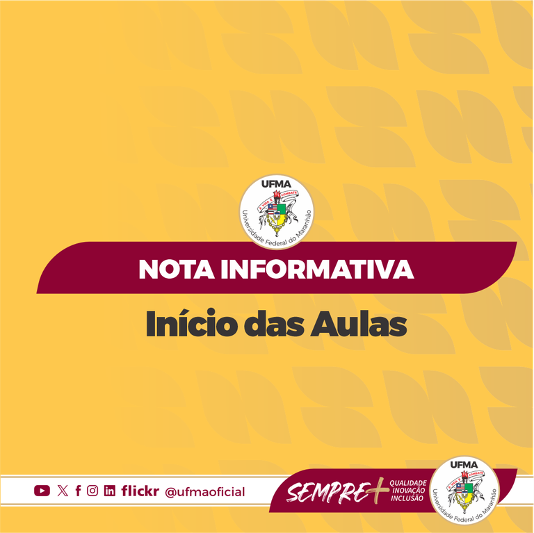 Semestre letivo para calouros da UFMA terá início na quarta-feira, 13 de março