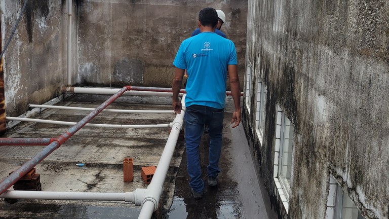 Sinfra realiza ações de manutenção para atenuar efeitos das chuvas nas unidades acadêmicas