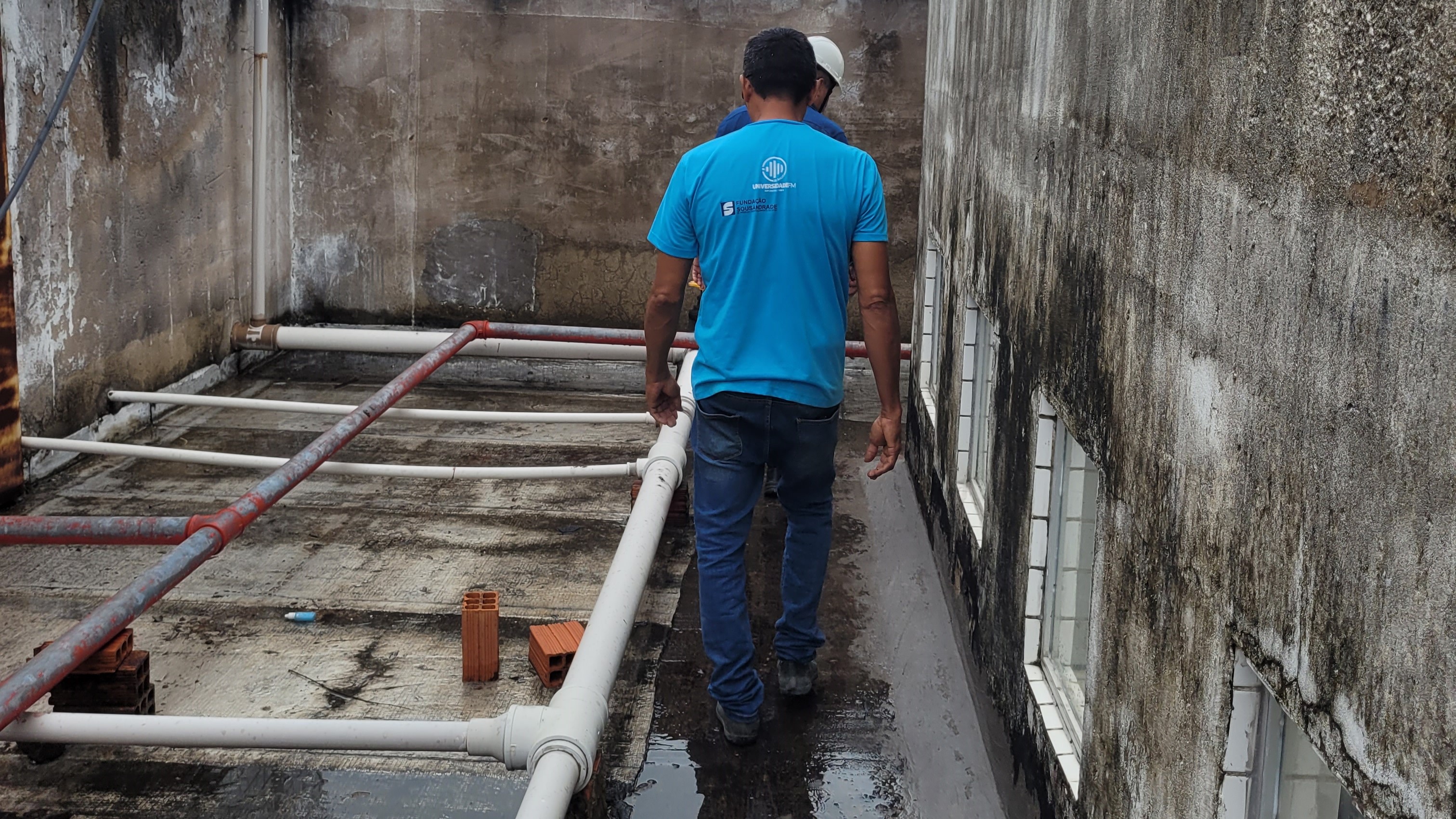 Sinfra realiza ações de manutenção para atenuar efeitos das chuvas nas unidades acadêmicas