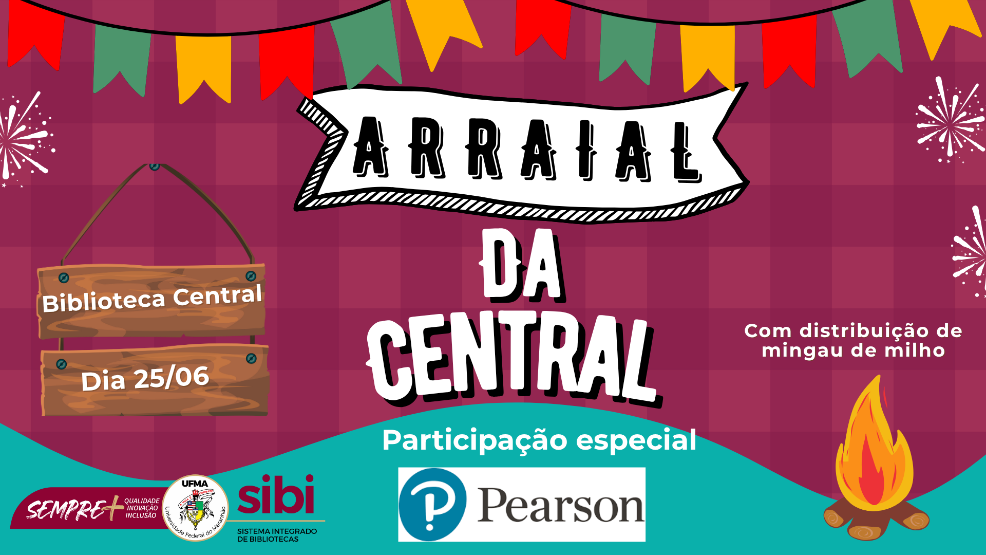 Sistema Integrado de Bibliotecas da UFMA realiza Arraial para divulgar novo recurso virtual adquirido pela instituição