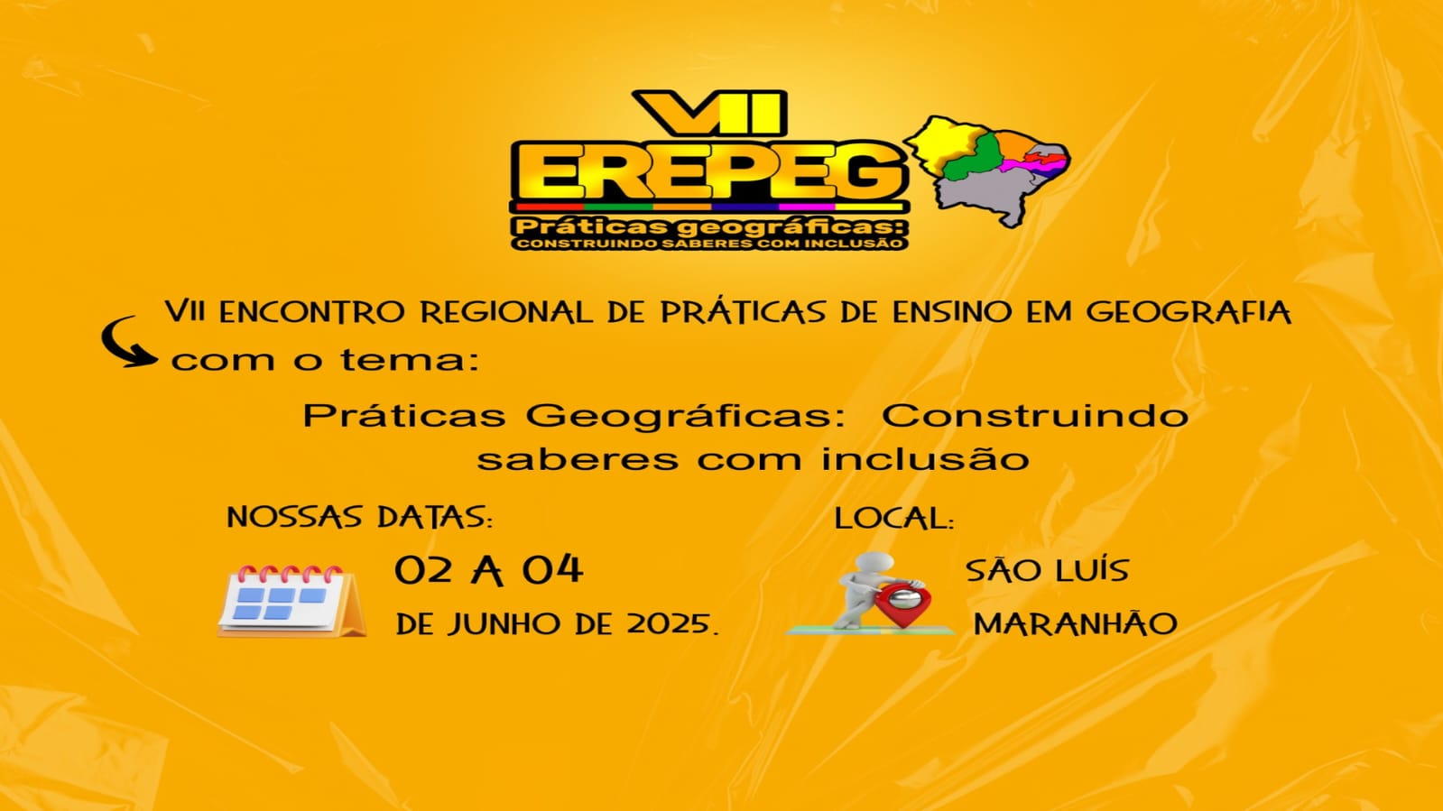 Submissão de trabalhos aberta para o VII Encontro Regional de Práticas de Ensino em Geografia