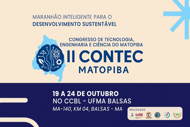 Submissão de trabalhos para II CONTEC MATOPIBA encerra-se na próxima terça-feira, 30 de setembro