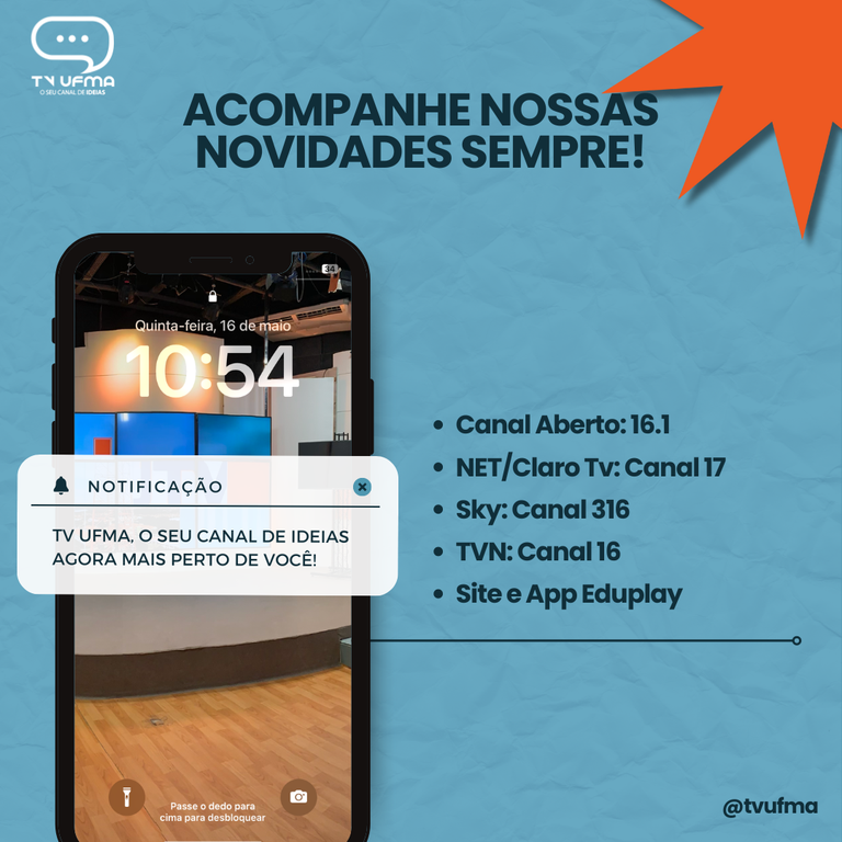 Tá na mão: aplicativo e canal no WhatsApp da TV UFMA facilitam acesso à informação