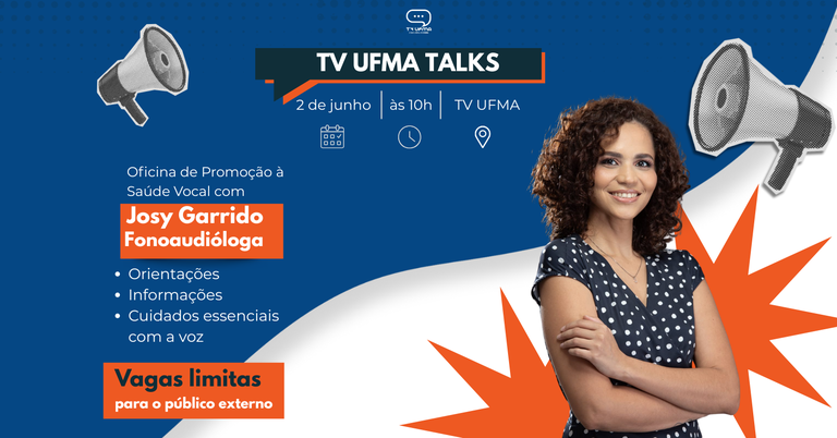 TV UFMA Talks abre vagas para oficina de promoção à saúde vocal