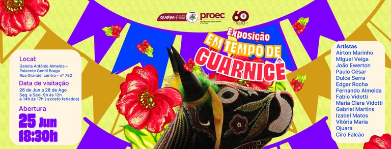 UFMA abre Exposição “Em tempos de Guarnicê”, que promove mobilização artística em torno da cultura maranhense