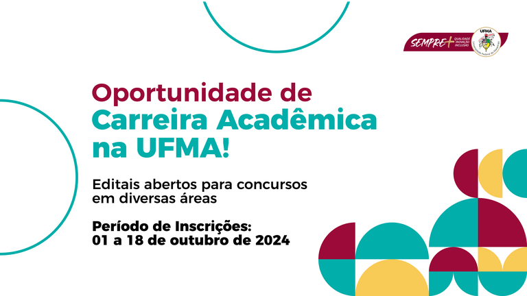 UFMA abre inscrições de concurso público para professor efetivo do magistério superior