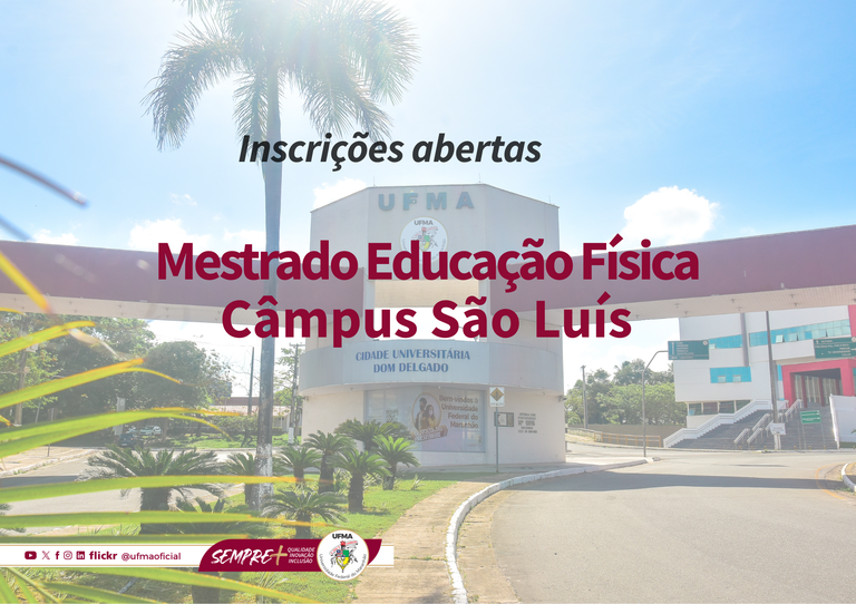 UFMA abre inscrições para mestrado em Educação Física com 38 vagas e políticas afirmativas