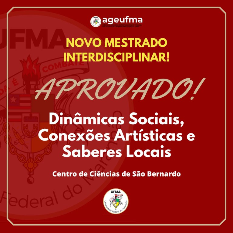 UFMA conquista novo Mestrado Interdisciplinar no CCSB