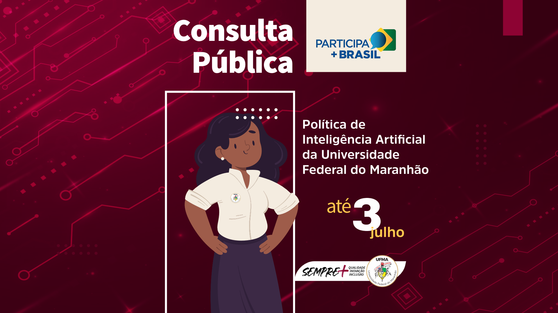 UFMA divulga consulta pública para implementação da Política de Inteligência Artificial na instituição