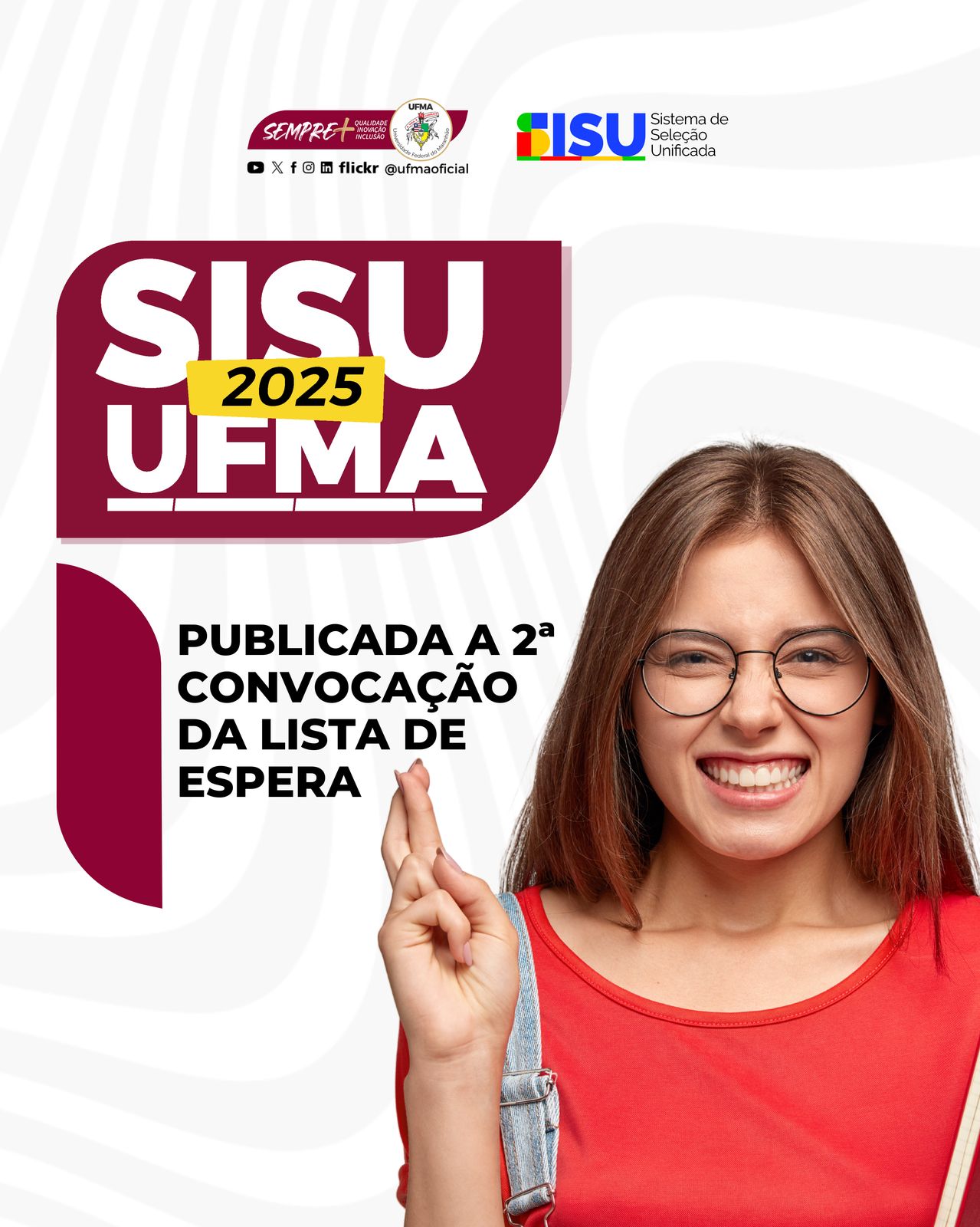 UFMA divulga lista convocação da 2ª Lista de Espera do Sisu 2025