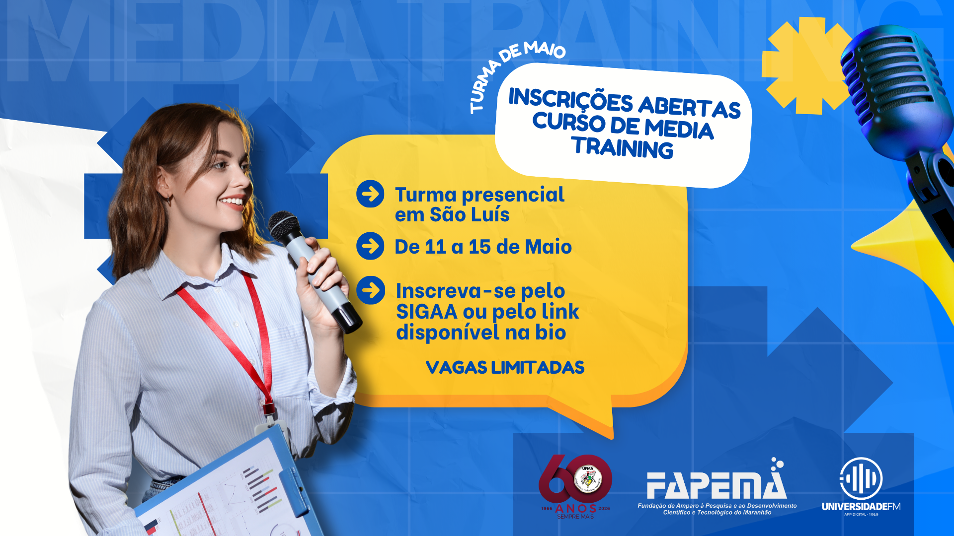 UFMA e Fapema fortalecem divulgação científica com curso e alta procura por vagas