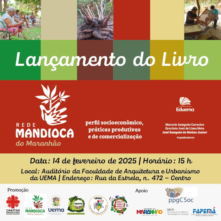 > UFMA e UEMA lançam livro sobre perfil socioeconômico dos agricultores familiares no Maranhão